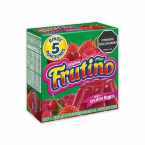 Gelatina Frutiño Sabor Frutos Rojos x14gr