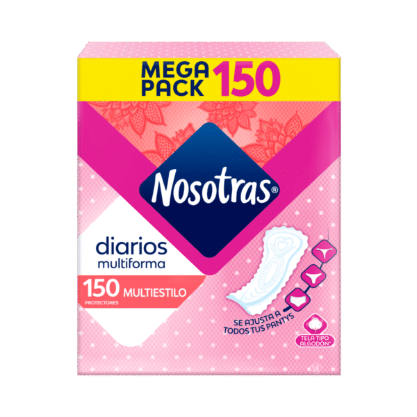 Toallas Protectoras Nosotras Multiestilo x150unds