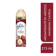Glade Aromatizador En Aerosol Manzana y Canela x275ml