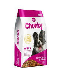 Alimento CHUNKY Adulto Cordero, Arroz y Salmon x1.5kg