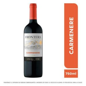 Vino Frontera Carmenere Chileno Botella x750ml