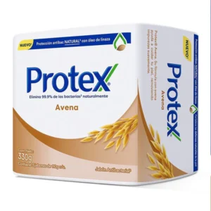 Jabón Para Piel Protex Avena + Prebiótico 3Und x110g C/U (330g)