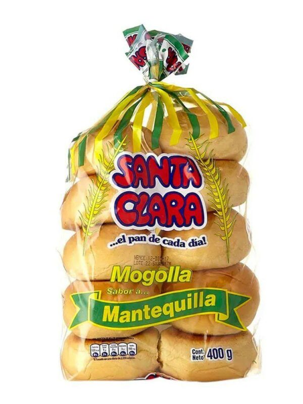 Mogolla Santa Clara Sabor Mantequilla x400g