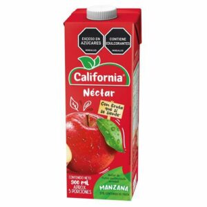Jugo Nectar California Manzana En Caja x900ml