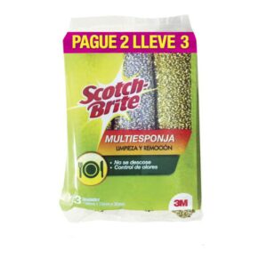 Esponja Multiesponja Scotch Brite Pague 2 Lleve 3