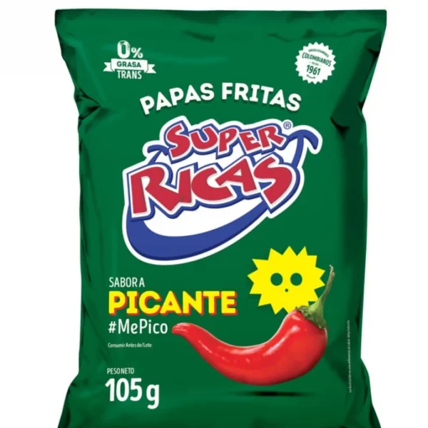 Papas Súper Ricas Sabor Picante x105g