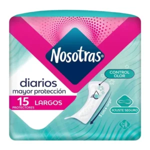 Toallas Protectoras Nosotras Diarios Largos x15und