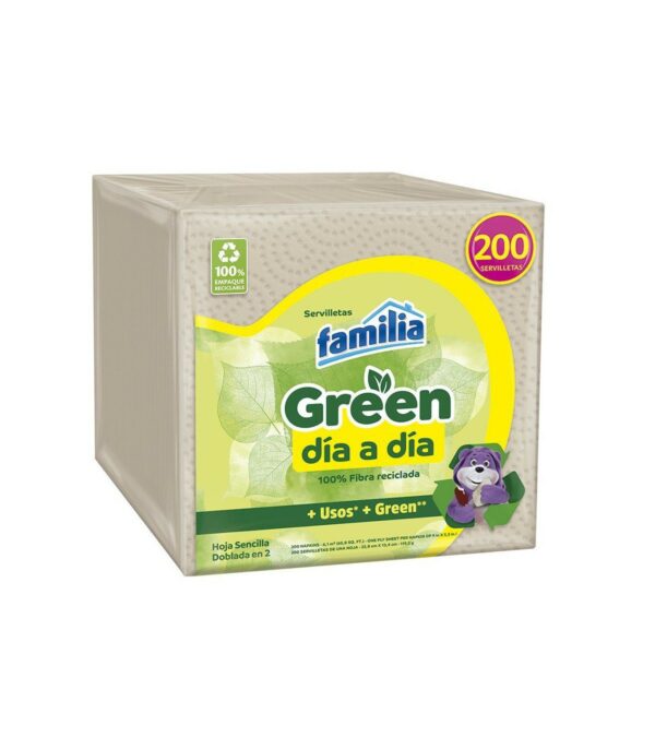Servilleta Familia Green x200 und