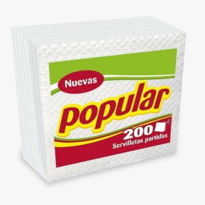 Servilleta Popular x 200 Und