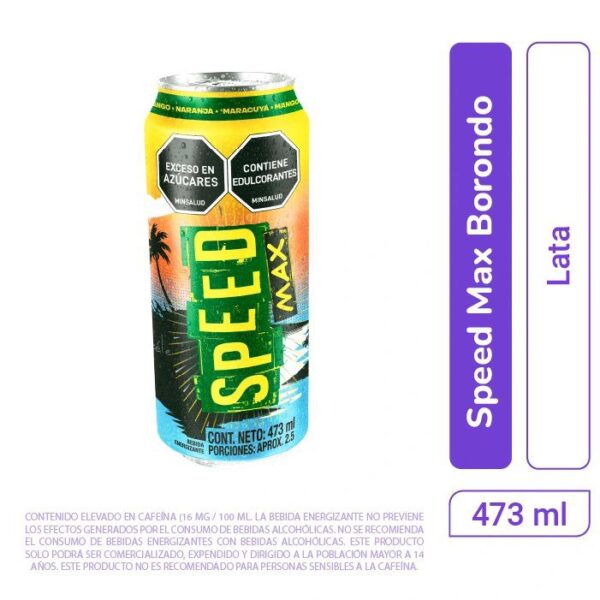 Energizante Speed Max Borondo Lata x 473ml
