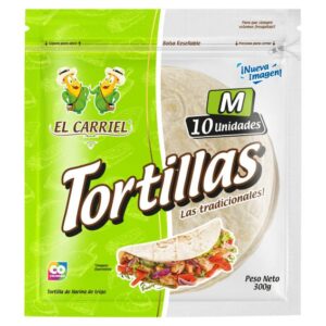 Tortillas El Carriel M 10Und x300g