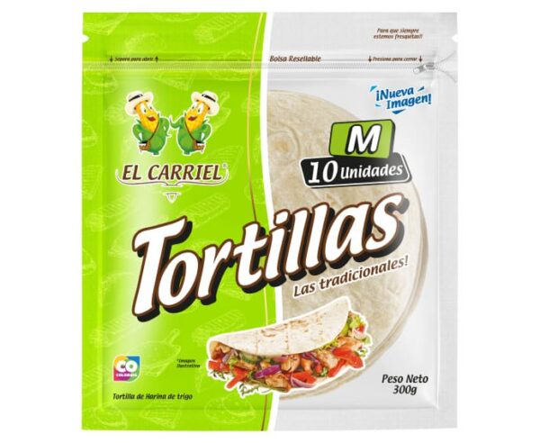 Tortillas El Carriel M 10Und x300g