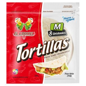 Tortillas El Carriel M 8Und x240g