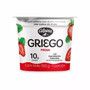 Yogurt Alpina Griego Sabor Fresa x150g