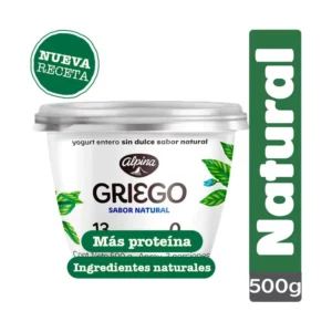 Yogurt Alpina Griego Sabor Natural x500g